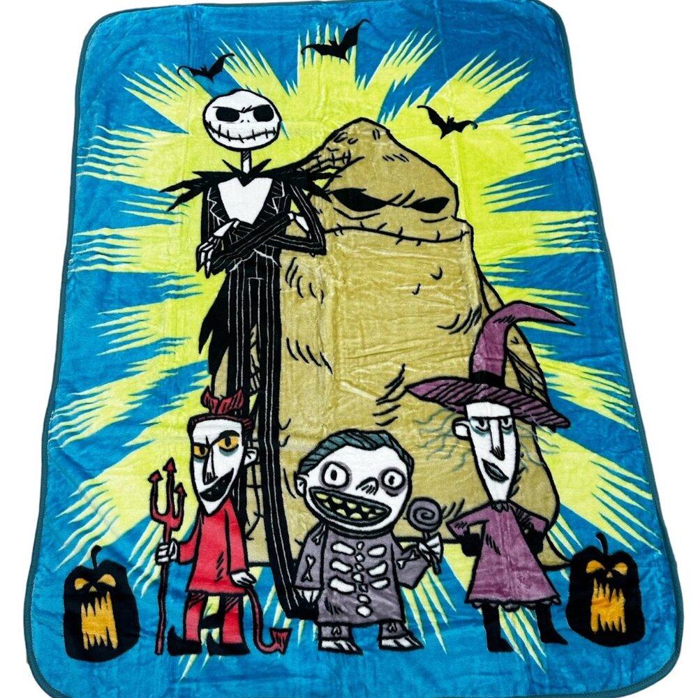 Nightmare Before Christmas Twin Plush Blanket